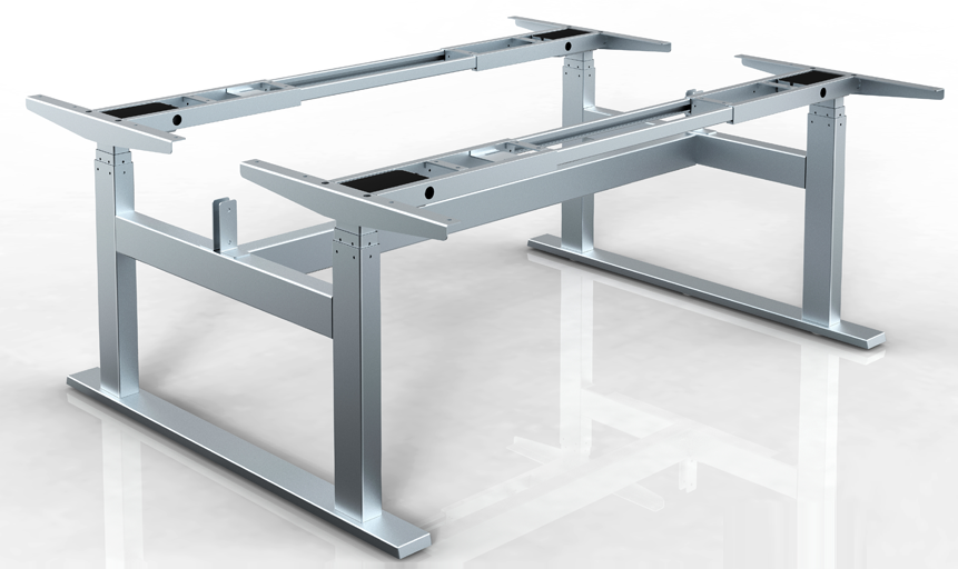 Üç Boğumlu Dört Motorlu İkili Çalışma Masası